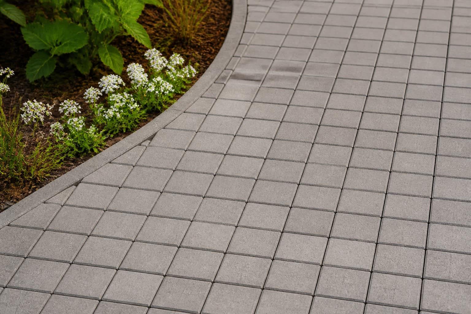 10×10 beton kaplama taşı döşemesi